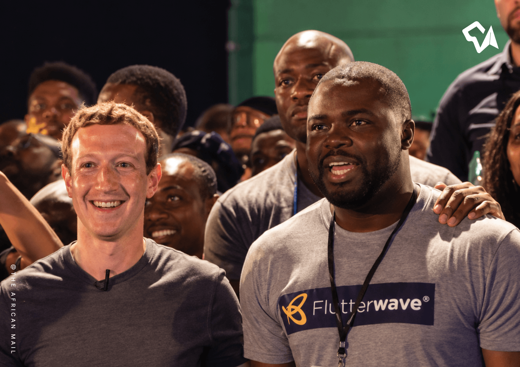 Iyin with Mark Zuckerberg